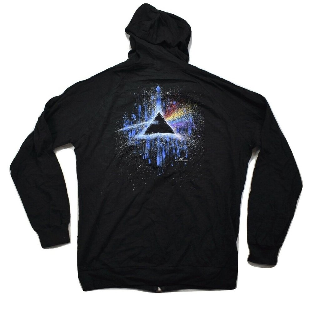 Get Down Art Icons Juniors Pink Floyd Dark Side Of The Moon Hoodie New